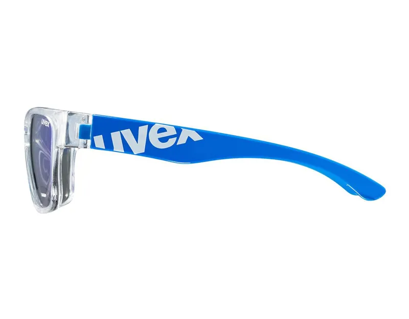 2023 Uvex Sportstyle 508 Kids Sunglasses Clear Blue/Blue lens-1