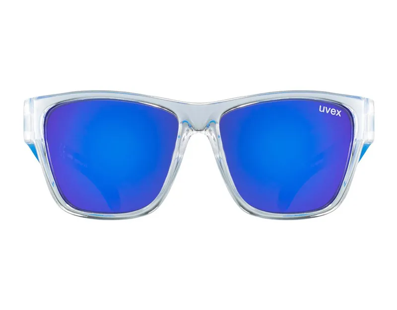 2023 Uvex Sportstyle 508 Kids Sunglasses Clear Blue/Blue lens