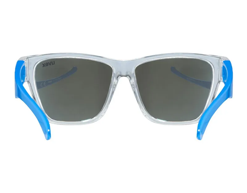 2023 Uvex Sportstyle 508 Kids Sunglasses Clear Blue/Blue lens-2