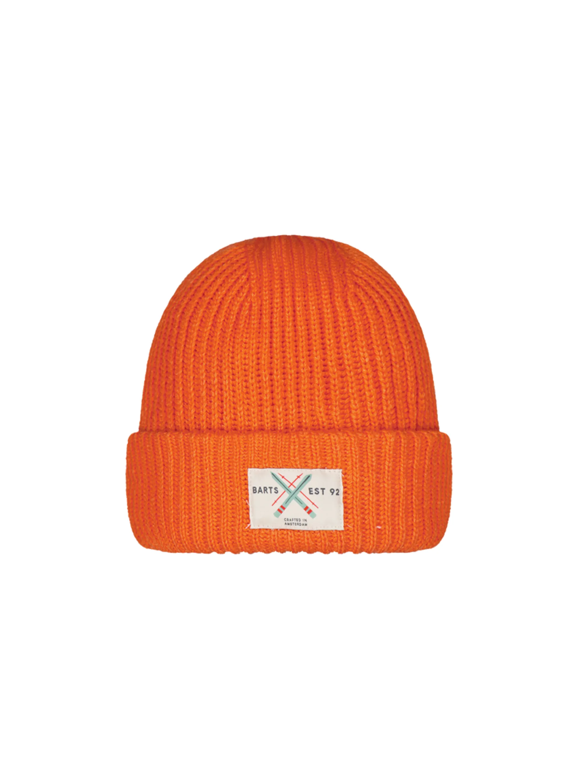 Orange knit hat cheap