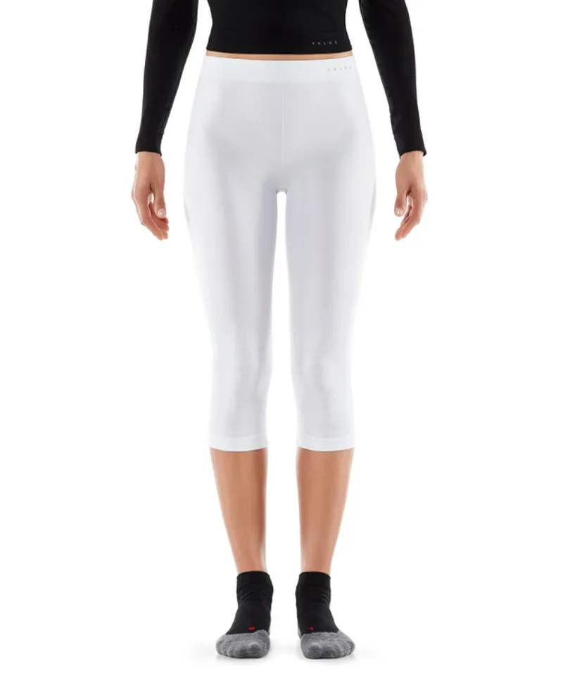 2024 Falke 3/4 Womens Pant Base Layer White