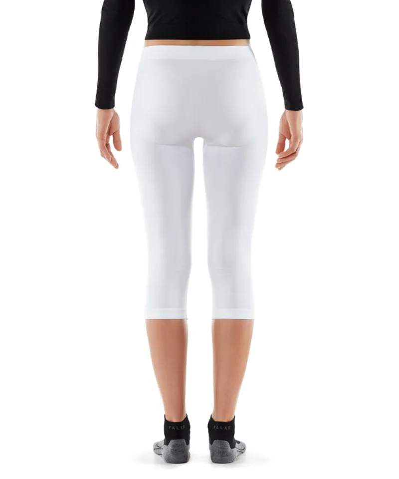 2024 Falke 3/4 Womens Pant Base Layer White-1