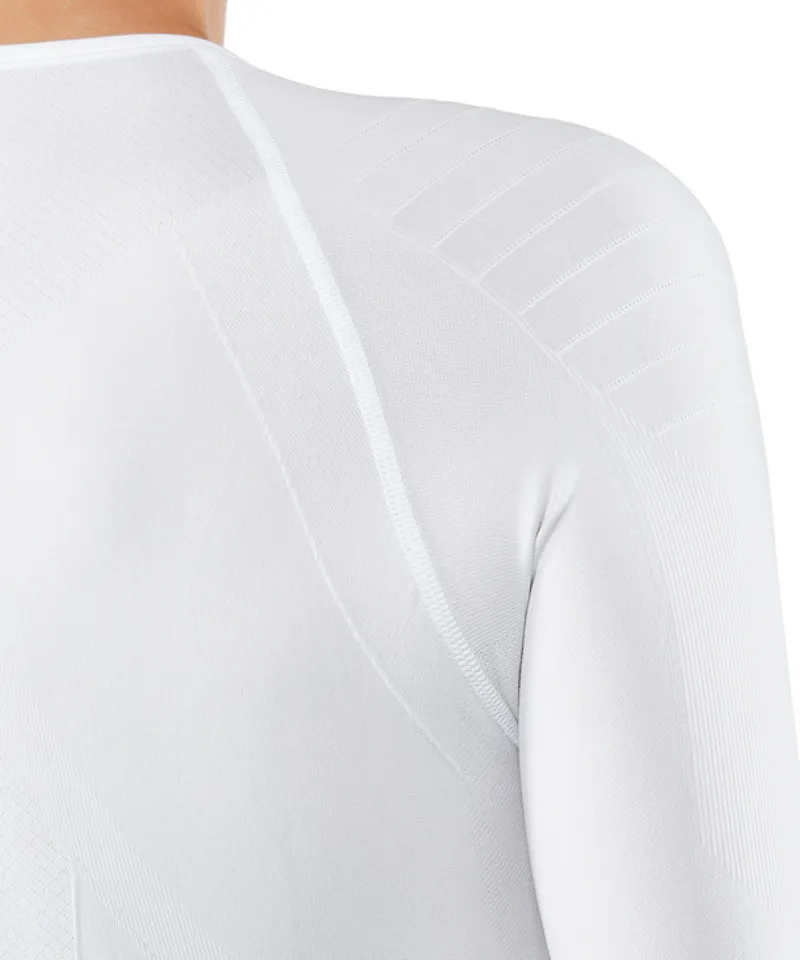 2024 Falke Crew Womens Top Base Layer White-2