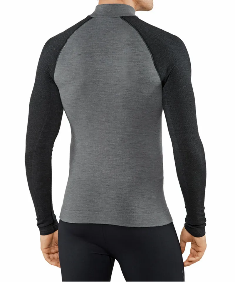 2021 Falke Trend Mens Base Layer Top Heather-1