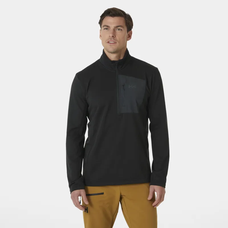 2026 Helly Hansen Versalite 1/4 zip midlayer black-2