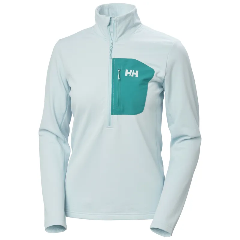 2026 Helly Hansen Versalite 1/4 zip women's midlayer pale blue