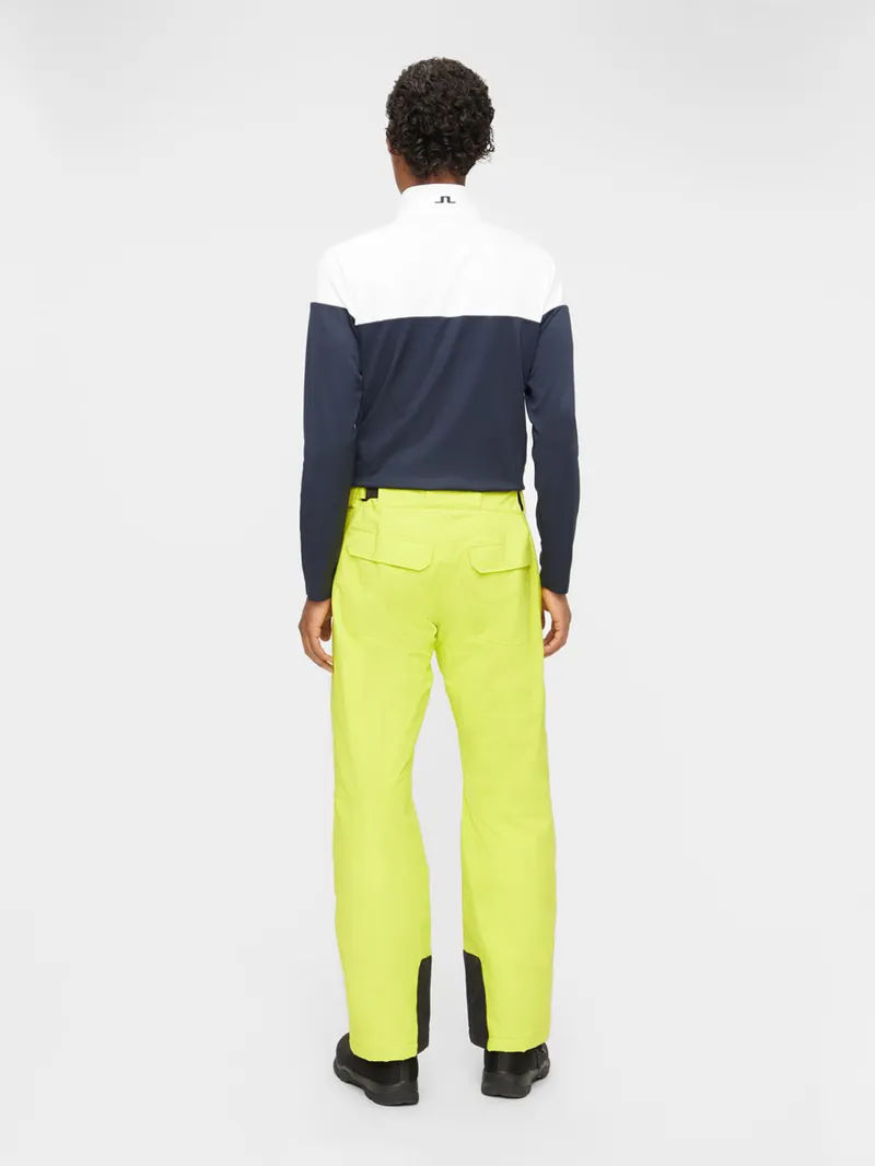 2021 J.Lindeberg Truuli Mens Pant Leaf/Yellow-3