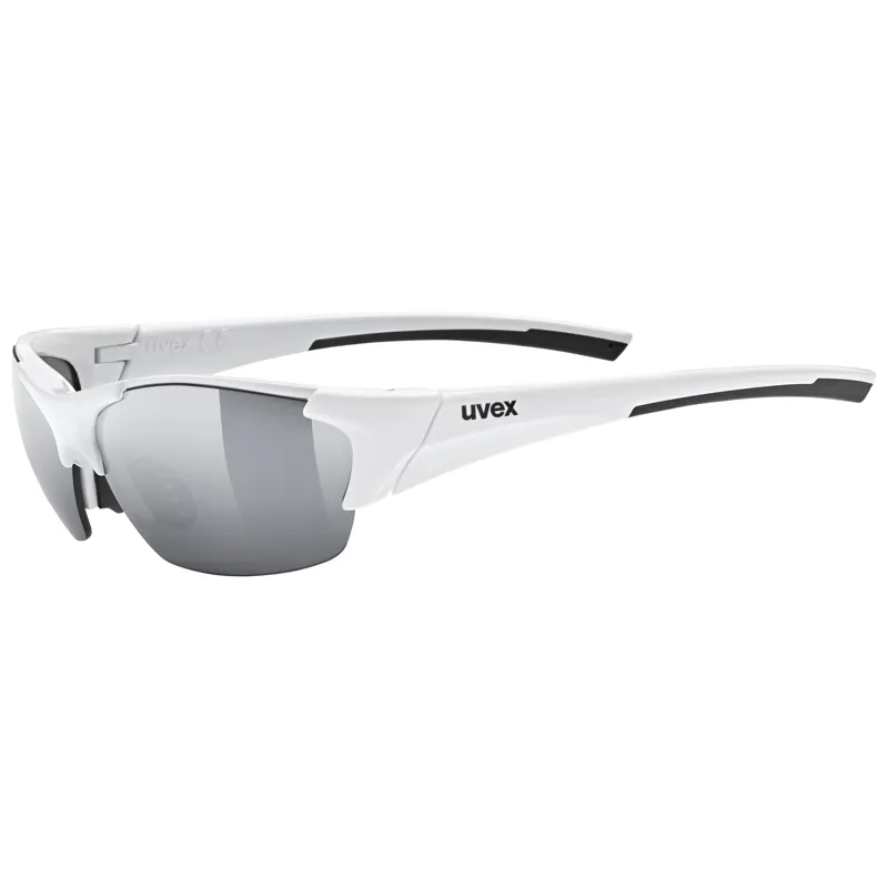 2026 Uvex Blaze III sunglasses white/black lens