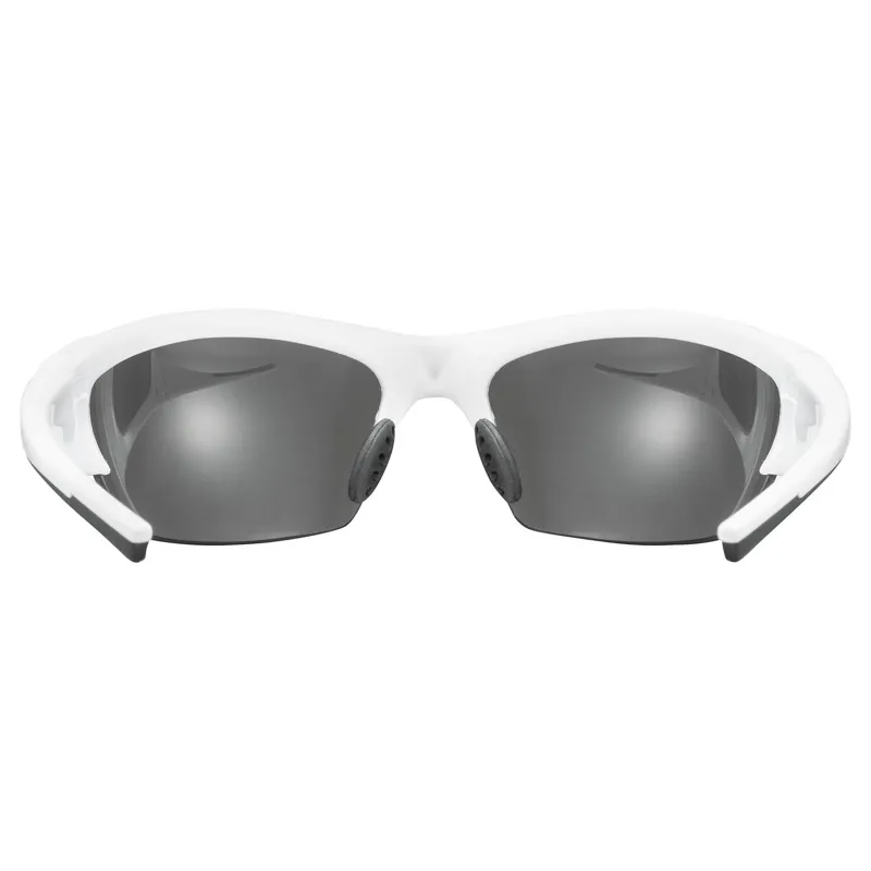 2026 Uvex Blaze III sunglasses white/black lens-1