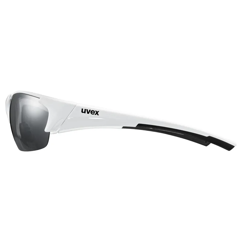 2026 Uvex Blaze III sunglasses white/black lens-4