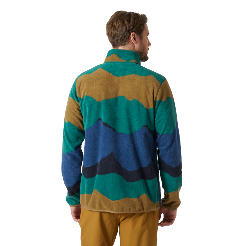 2025 Helly Hansen Maridalen Fleece men's midlayer emerald-3