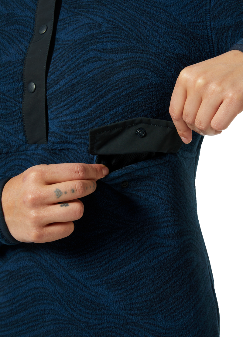 2025 Helly Hansen Maridalen Fleece women's midlayer ocean-4