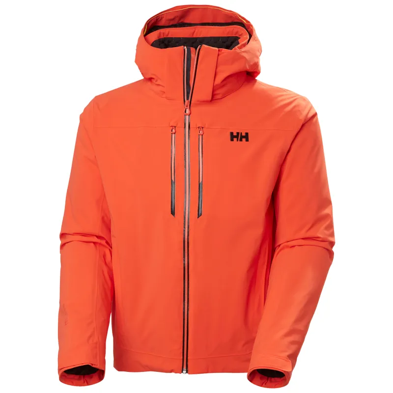 2025 Helly Hansen Alpha Lifaloft ski jacket cherry tomato