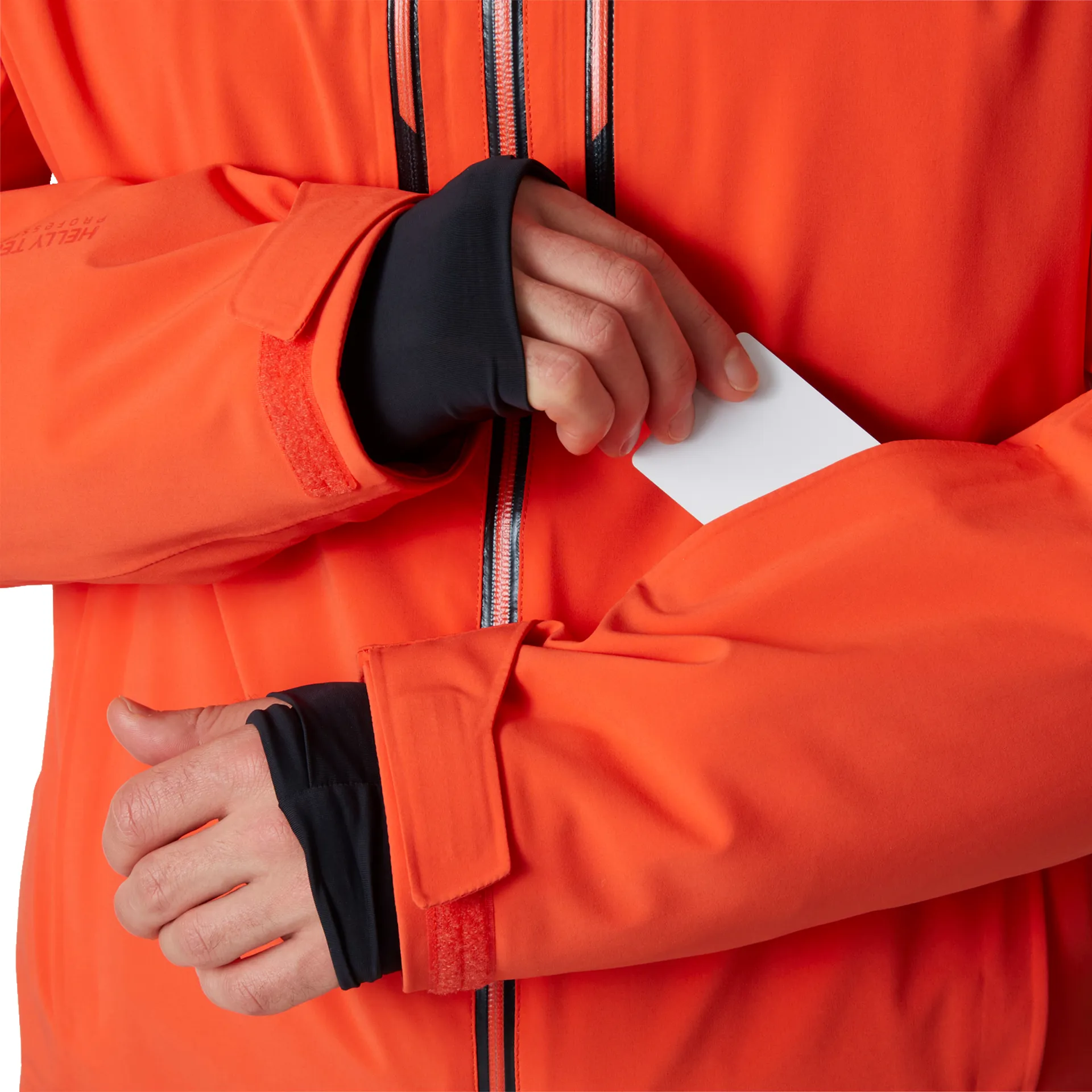 2025 Helly Hansen Alpha Lifaloft ski jacket cherry tomato