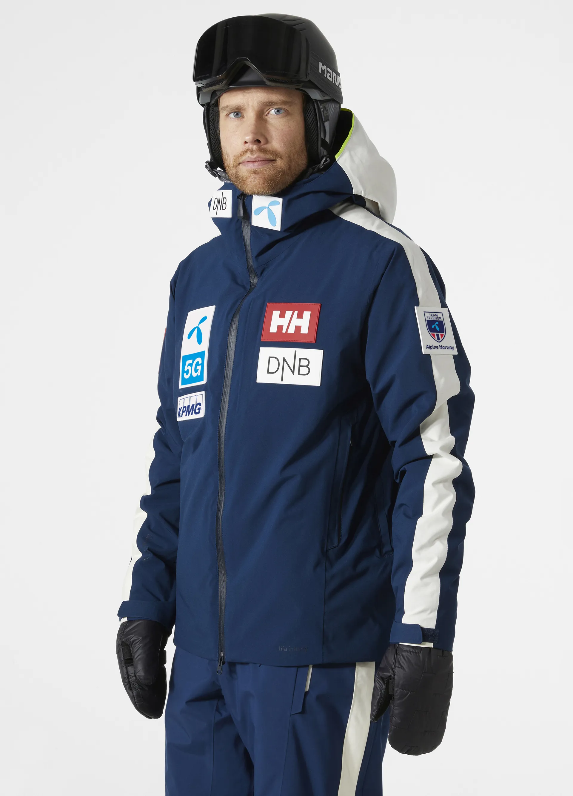 2024 Helly Hansen World Cup mens ski jacket ocean/blue