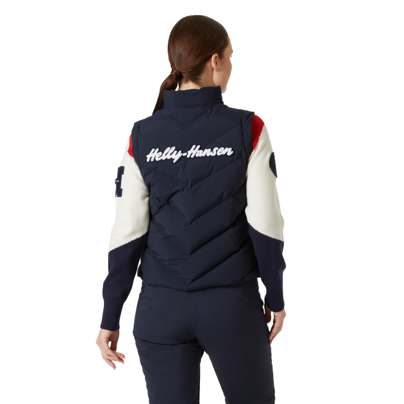 2025 Helly Hansen Apres Gilet women's midlayer navy-4