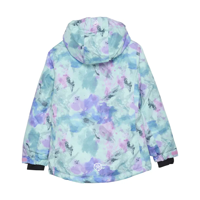 2024 Color Kids Abstract kids ski jacket violet tulle-2
