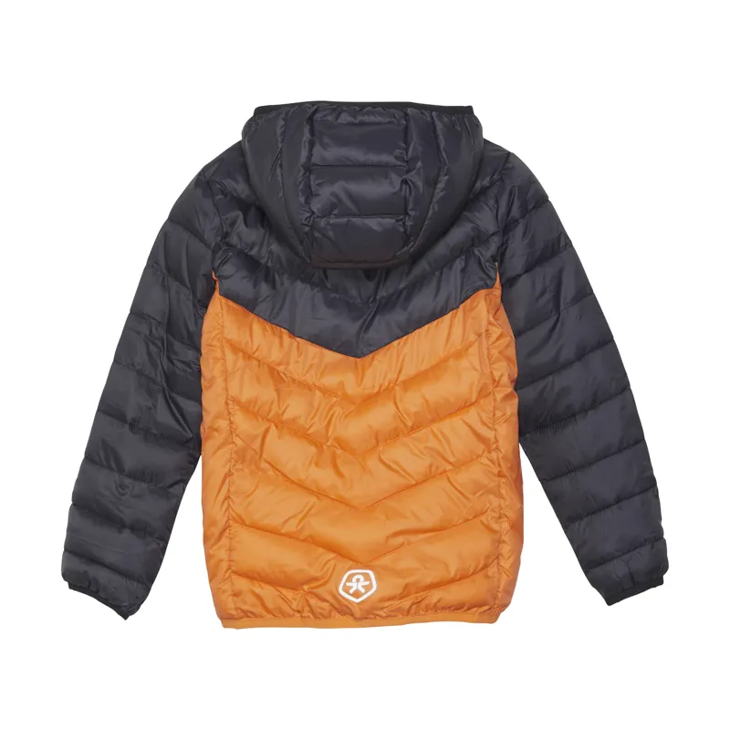 2024 Color Kids Ski liner jacket phantom black/orange-1
