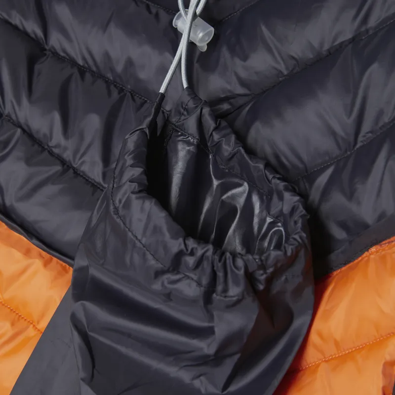 2024 Color Kids Ski liner jacket phantom black/orange-3