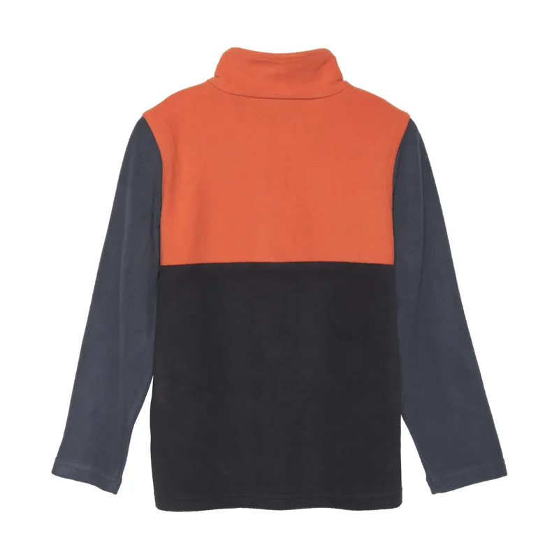 2024 Color Kids Fleece kids midlayer orange-1