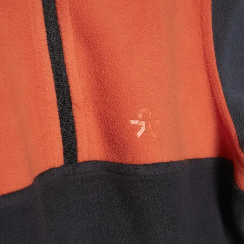 2024 Color Kids Fleece kids midlayer orange-2