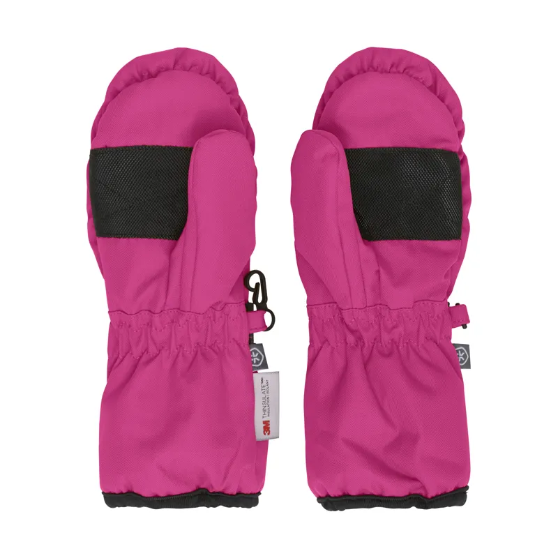 2025 Color Kids kids ski mittens pink-1