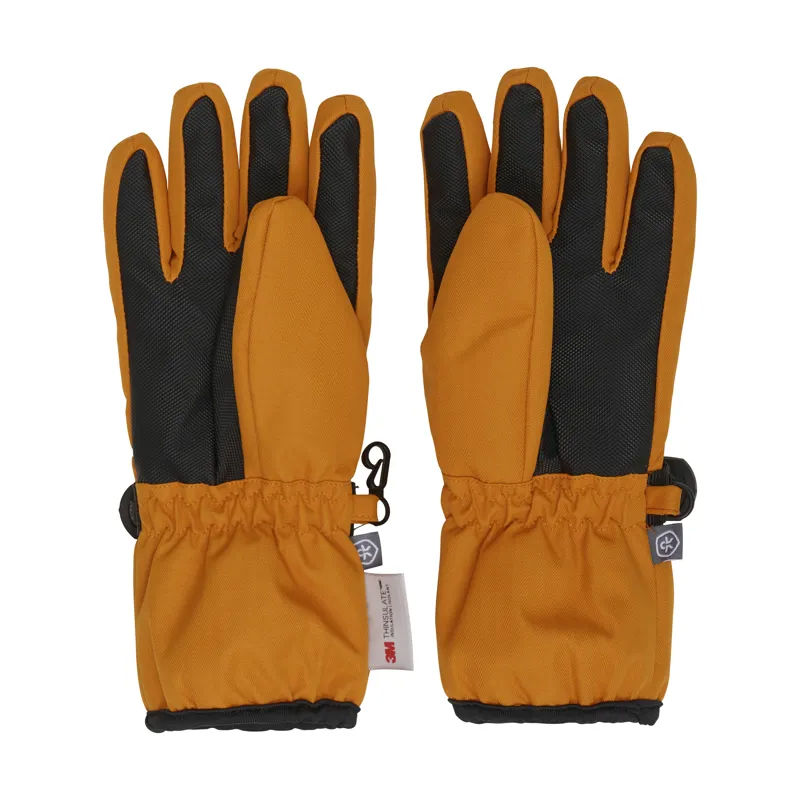2025 Color kids jr kids ski gloves marmalade-1