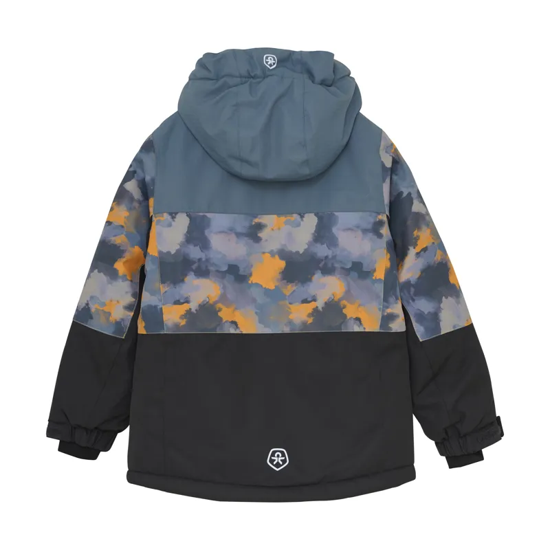 2026 Color Kids Felix Jr ski jacket stormy-1
