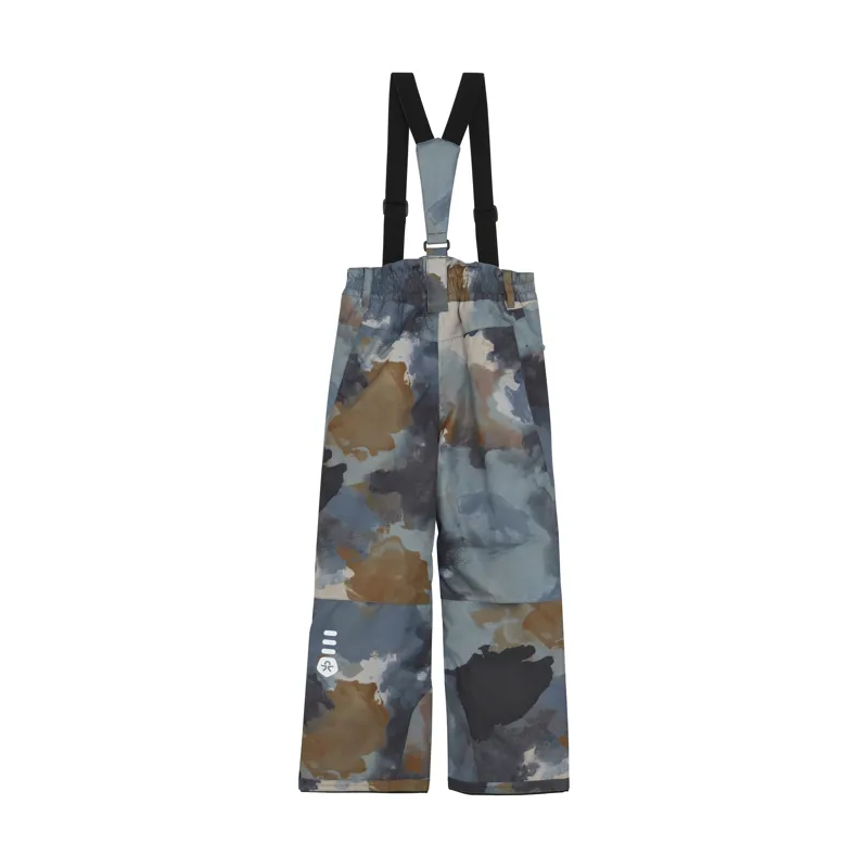 2026 Color Kids Blurred Jr ski pants stormy-1