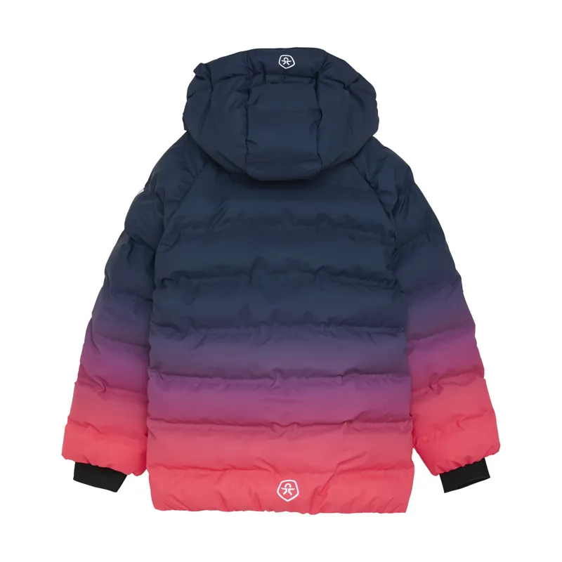 2026 Color Kids Ombre Jr ski jacket pink-1