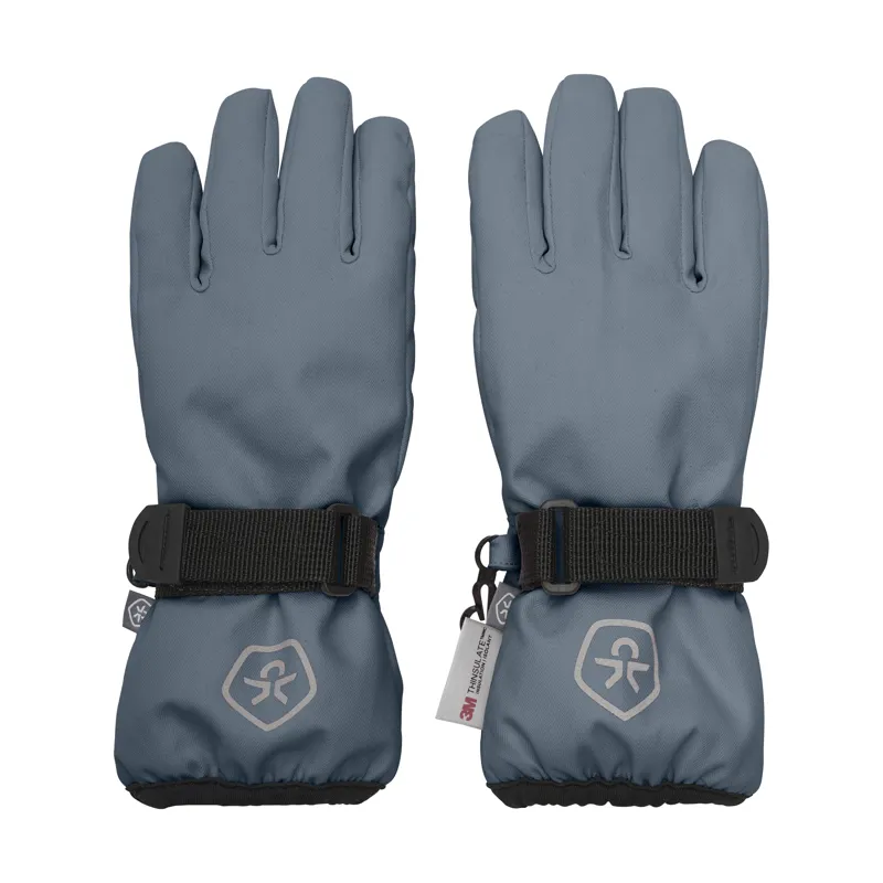 2026 Color Kids Jr ski gloves stormy