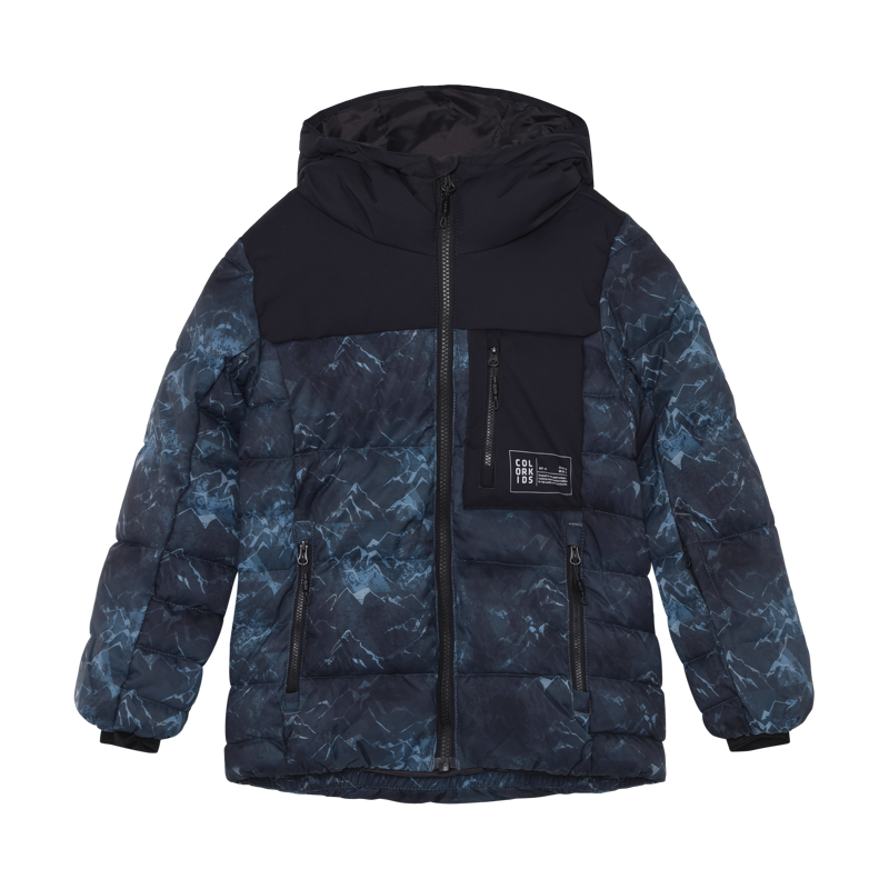 2027 colorKids Cooper Jr Ski Jacket Turbulence