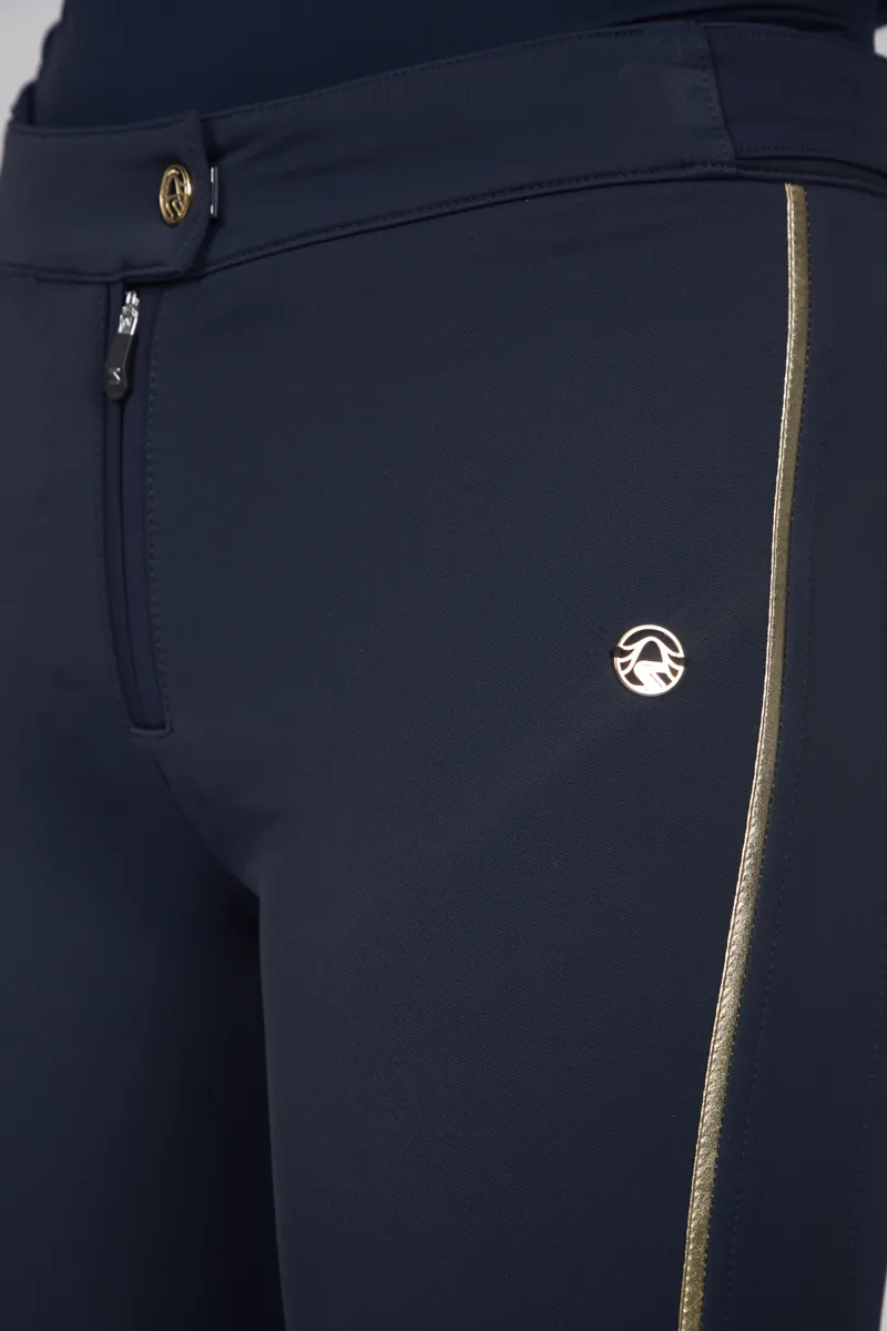 2021 Sportalm Lucifer Womens Ski Pant Deep Water/Blue-3