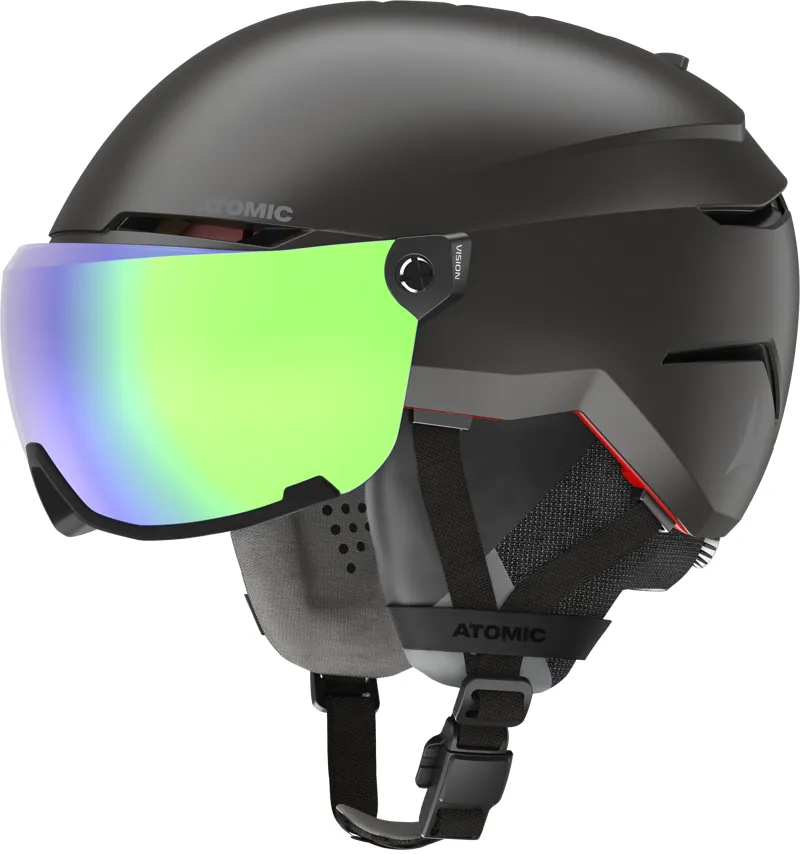 2026 Atomic Savor AMID Visor ski helmet black/green