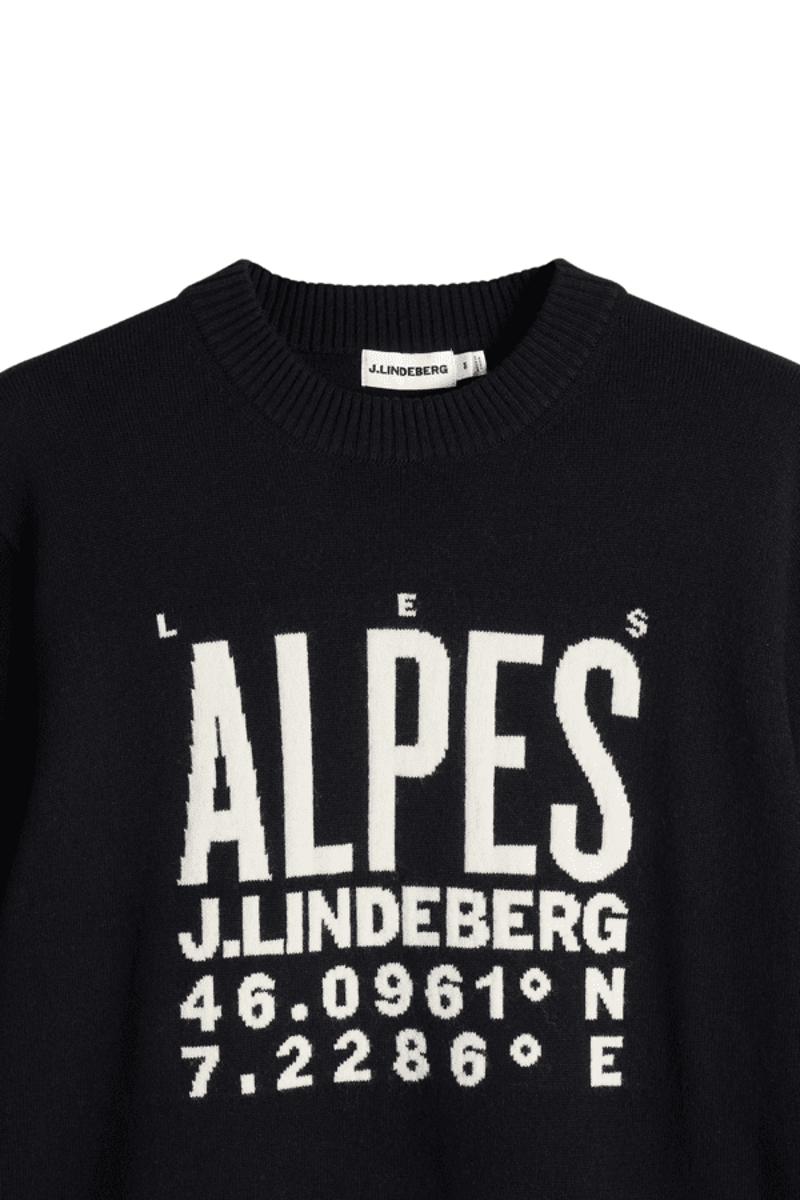2027 J.Lindeberg William Knitted Sweater Black-1