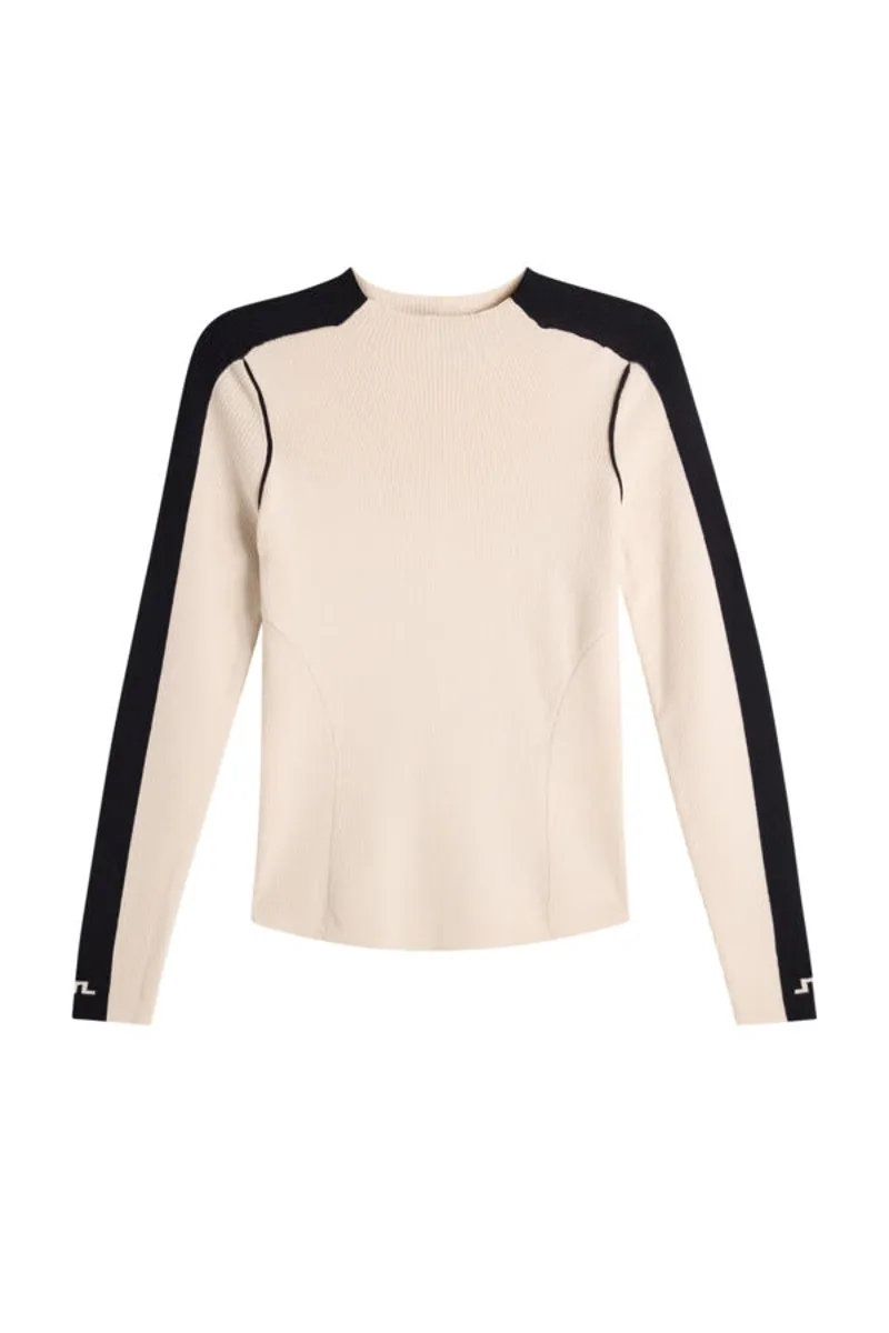 2027 J.Lindeberg Vale Rib Womens Knitted Moonbeam