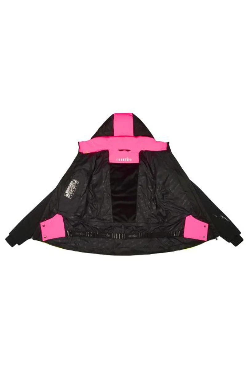 2021 RH+ Ice Womens Ski Jacket Black/Fluorescent-2