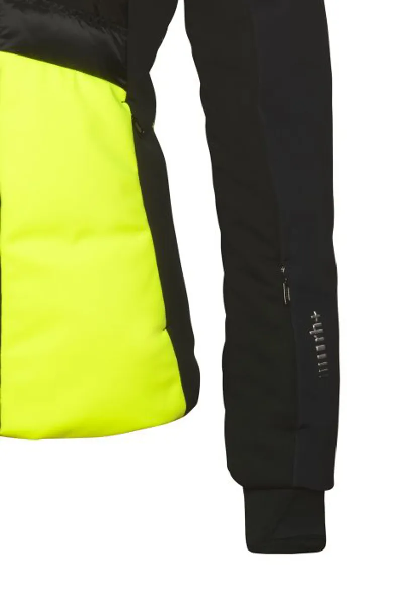 2021 RH+ Ice Womens Ski Jacket Black/Fluorescent-4
