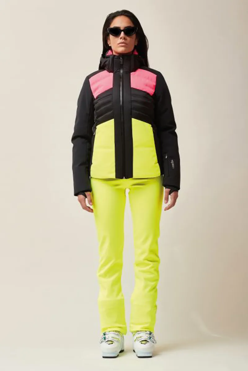 2021 RH+ Ice Womens Ski Jacket Black/Fluorescent-6