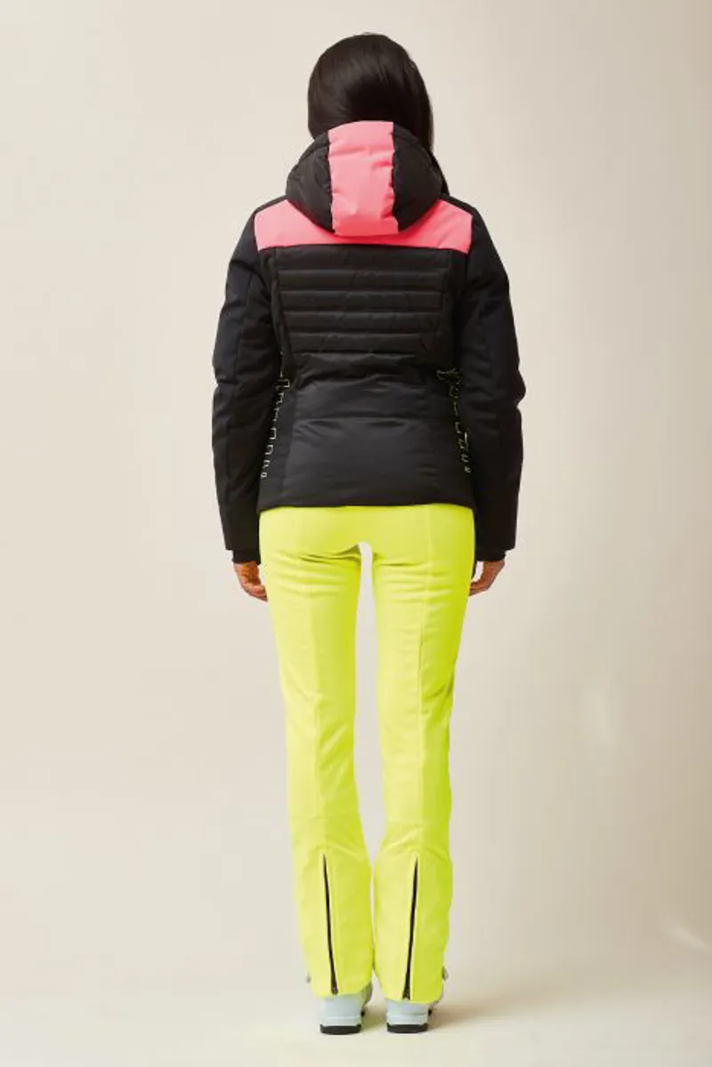 2021 RH+ Ice Womens Ski Jacket Black/Fluorescent-7