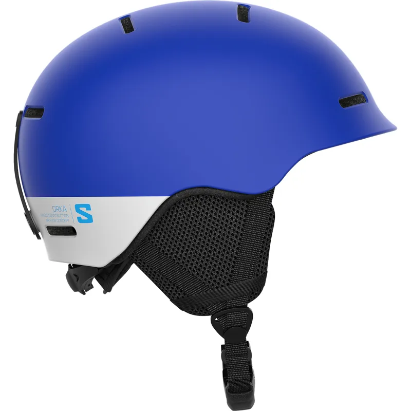 2024 Salomon Orka Jr ski helmet race blue