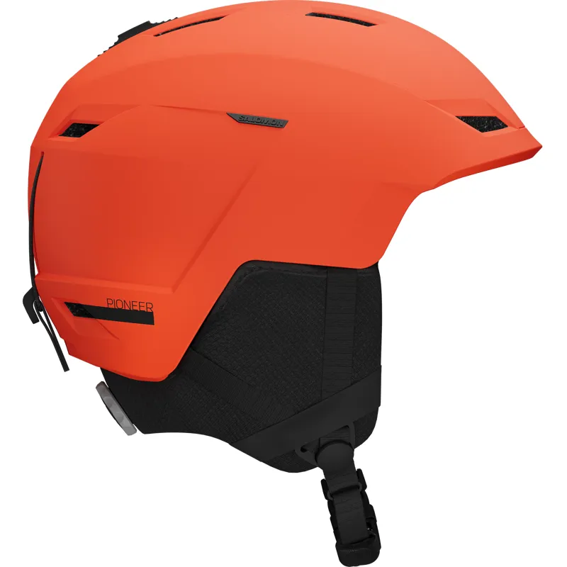 2025 Salomon Pioneer LT ski helmet tomato
