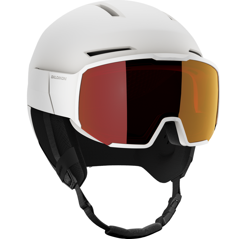 2026 Salomon Osmo Sigma visor ski helmet white-1