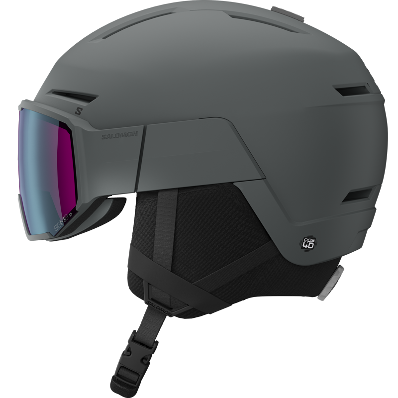 2025 Salomon Osmo Sigma visor ski helmet ebony-3