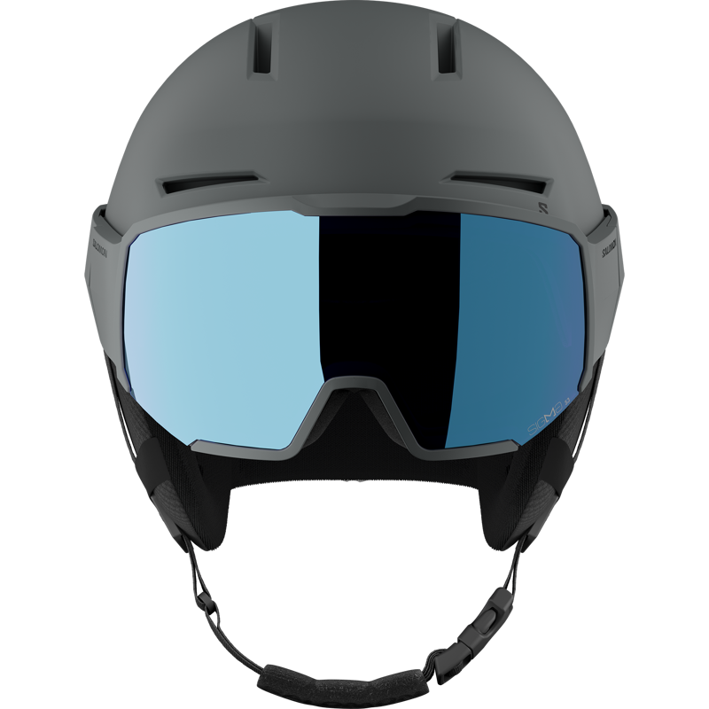 2025 Salomon Osmo Sigma visor ski helmet ebony-4