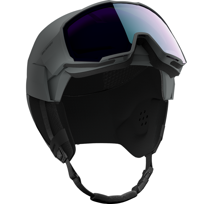 2025 Salomon Osmo Sigma visor ski helmet ebony-5