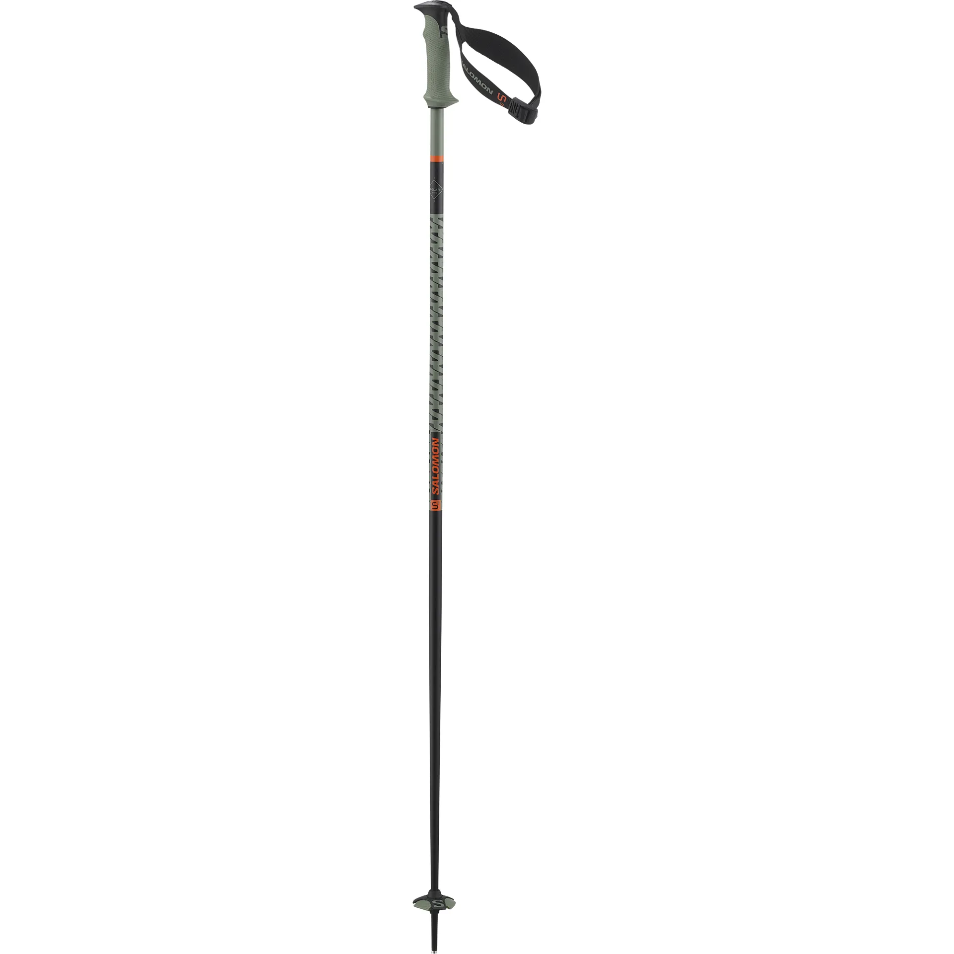 2026 Salomon Polar Pro S3 ski poles oil green