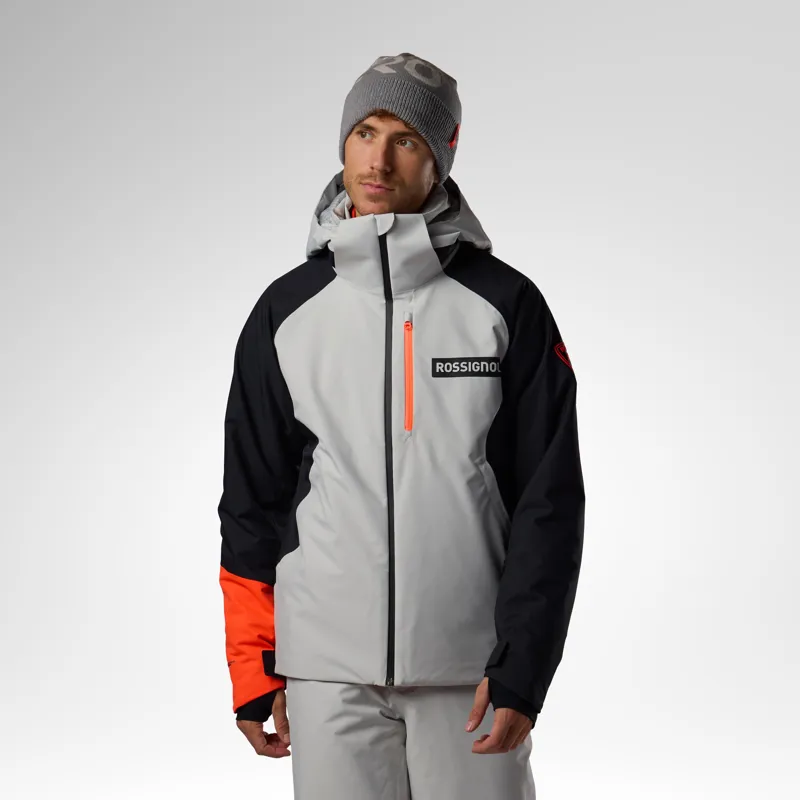 2027 Rossignol Hero Ski Jacket Light Grey-1