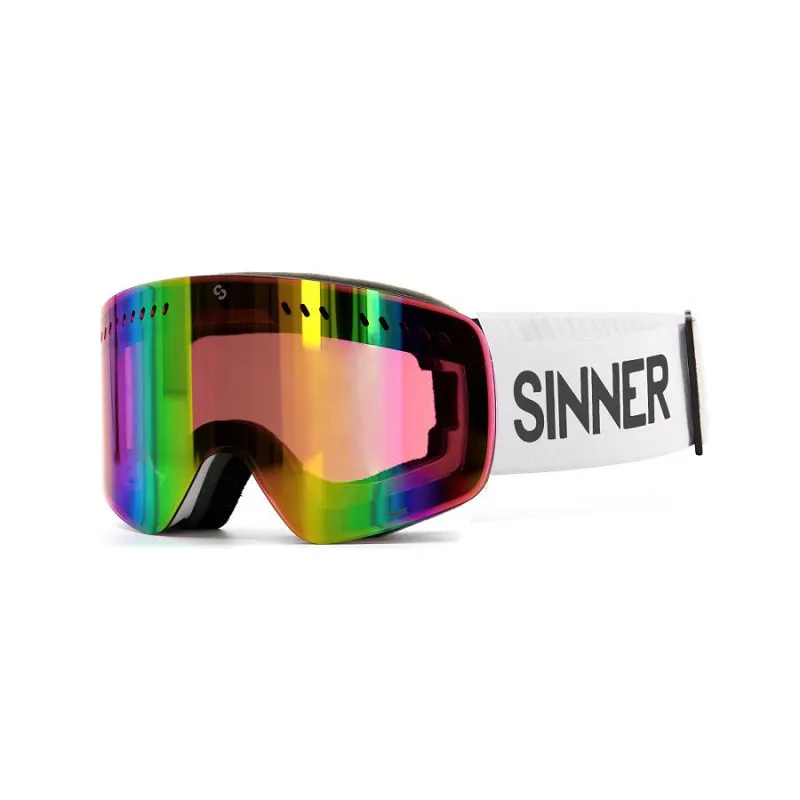 2027 Sinner Pine Ski Googles White/Pink
