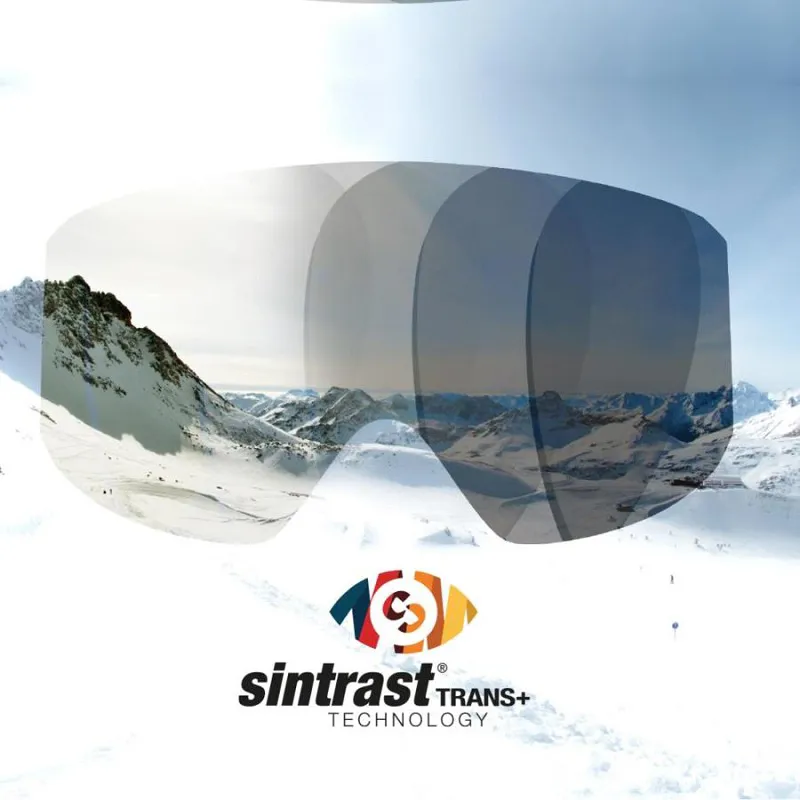 2025 Sinner Snowghost ski goggles white/photochromic red lens-3